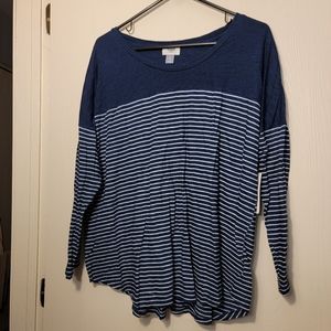 Old Navy Long Sleeve Striped Tee